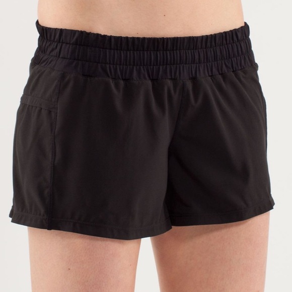 lululemon athletica Pants - Lululemon Run Tracker Short II Black 4